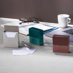 120個単位販売 ボックス入りメモ用紙 名入れ可能商品 使いやすい無地のメモ300枚が入ったボックス 筆記用具 文具 販促 ノベルティ