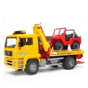 (おまけ付) ブルーダー MAN レッカークレーン＆クロスカントリー 02750 おもちゃ 知育玩具...