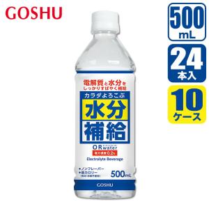 (レビュー特典あり) 五洲薬品 からだよろこぶ水分補給ORウォーター 500ml×24本×10ケース 4987332406730-set ORS 熱中症対策 炎天下 スポーツ アウトドア 作業
