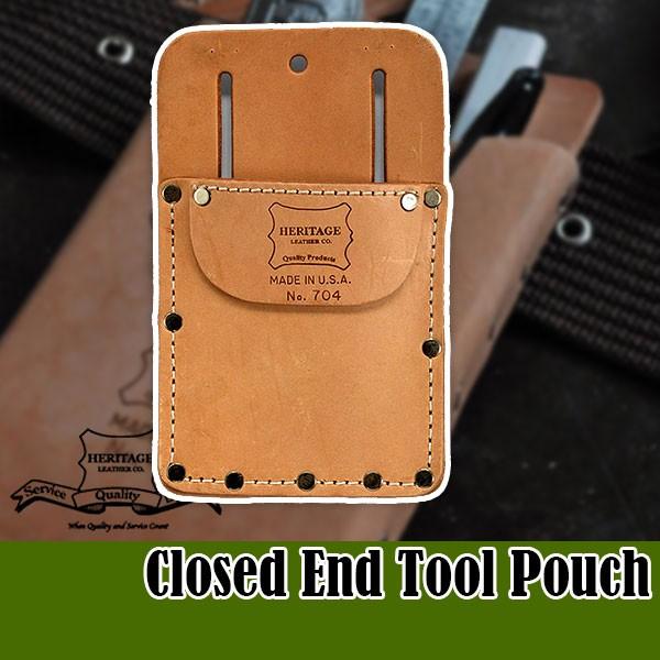 ヘリテージレザー Closed End Tool Pouch ツールポーチ HL704