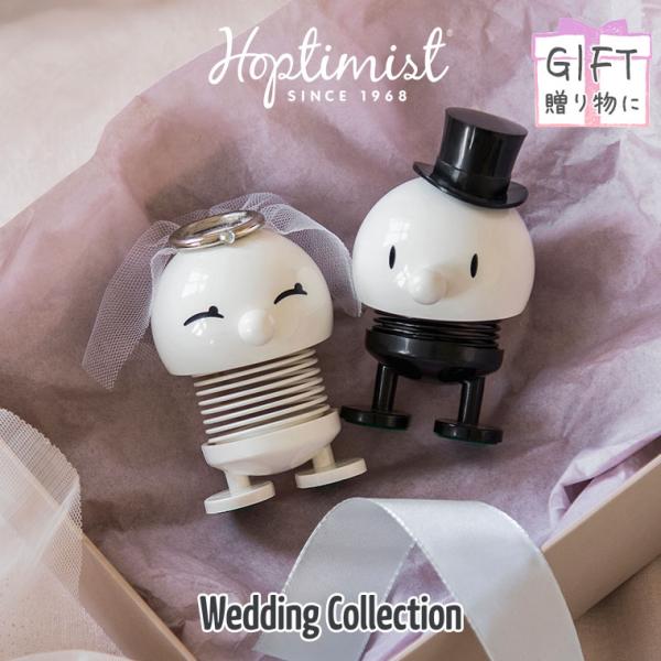 Hoptimist ホプティミスト Bride ＆ Groom White HP-038 置物 オブ...