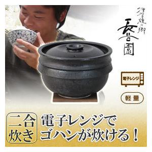 長谷園　陶珍かまど　ニ合炊き　NC-01 長谷園 旧商品 陶珍かまど 二合炊き 電子レンジ専用 NC-01