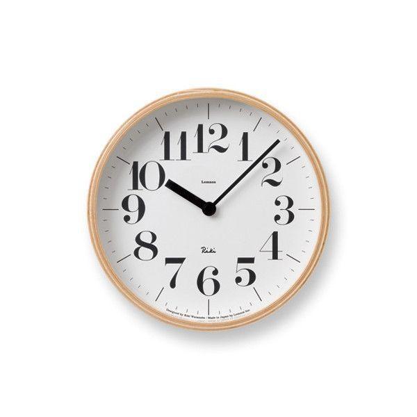 掛け時計 おしゃれ レムノス Lemnos 掛け時計 リキクロック S 太字 RIKICLOCKS-...