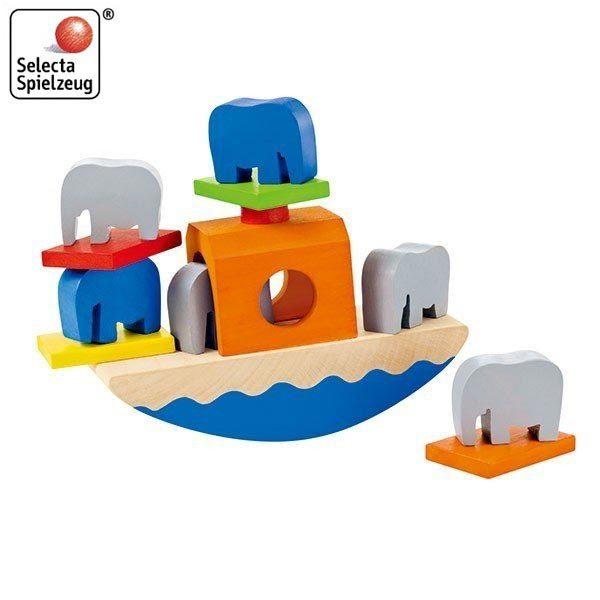 セレクタ バランスぞうさん SE62012(トドラー用積み木、ブロック) 知育玩具 積み木 知育 お...