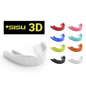 スポーツマウスピース　SISU 3D　M　米国製　立体型　シス　マウスガード　カスタムフィット　大人用　素速い歯型取り　サッカー　野球　スケートボード　スキー｜ibikinoshop