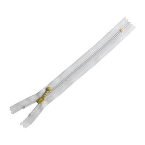 Y.K.K ポーチ用カラフルファスナー グレー×カーキ 20cm 5本入 3CF20-CO15