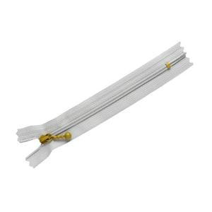 Y.K.K ポーチ用カラフルファスナー グレー×カーキ 14cm 5本 3CF14-CO15