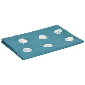 丸全 注染手ぬぐい 手拭 こぶた青 08-630 37×98cm