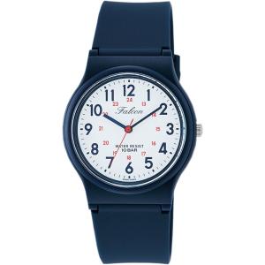 [シチズン Q&amp;Q] 腕時計 アナログ 防水 ウレタンベルト VS04-001 メンズ ホワイト ×...