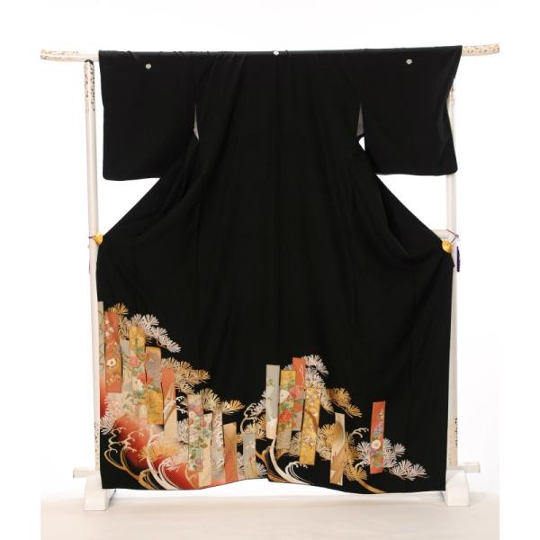 留袖 レンタル 黒留袖 フルセット レンタル留袖 着物レンタル 着物 結婚式 貸衣裳 短冊 爆買