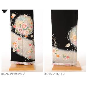 留袖 レンタル 黒留袖 フルセット 8AA29...の詳細画像2