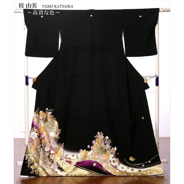 桂由美 YUMI KATSURA 留袖 レンタル 黒留袖 フルセット 結婚式 江戸妻 高貴な色 母親...