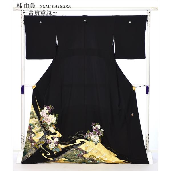留袖 レンタル 黒留袖 富貴重ね ふうきがさね 桂由美 YUMI KATSURA 桂由美留袖レンタル...