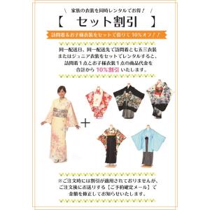 訪問着レンタルフルセット8AD97 正絹 レン...の詳細画像3