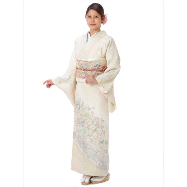 訪問着 レンタル フルセット 桂由美 レンタル訪問着 着物レンタル 正絹 辻ヶ花 爛々 金通し ラメ...