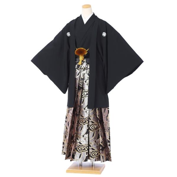 羽織袴 レンタル8AF35 紋付袴レンタル 男性 紳士 男 着物レンタル 着物 結婚式 卒業式 男袴...