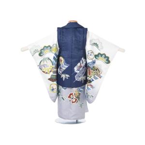 【レンタル】七五三 3歳 男の子 被布 三歳 ...の詳細画像1