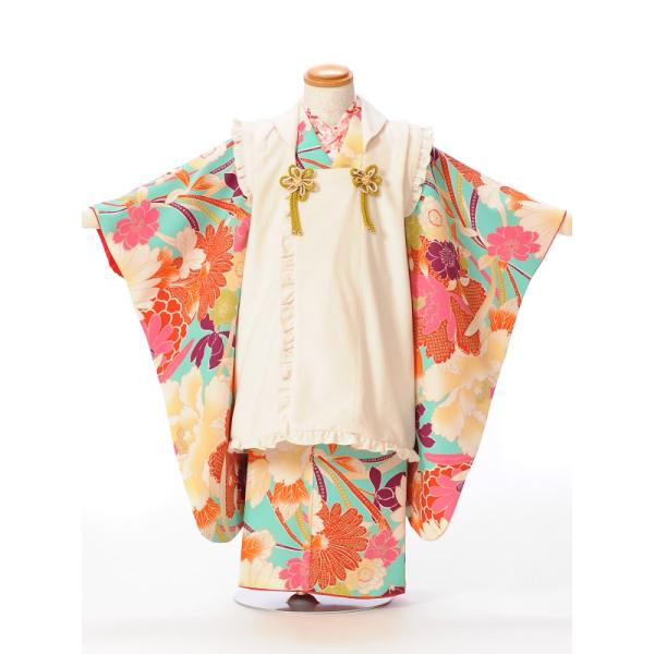 七五三レンタル 撫松庵三歳女児被布セット 8AP3078 女の子七五三《レンタル七五三》《753レン...