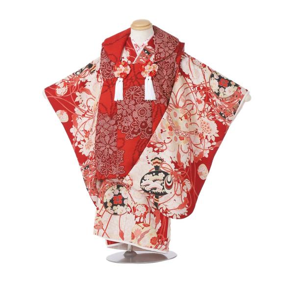 華徒然 七五三レンタル 女児被布セットAP3227 レンタル七五三 女の子七五三 七五三 着物 3歳...