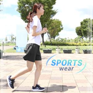 ショートパンツ 吸汗速乾 ドライ ポケット付き...の詳細画像1