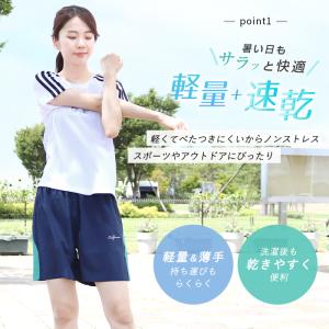 ショートパンツ 吸汗速乾 ドライ ポケット付き...の詳細画像2