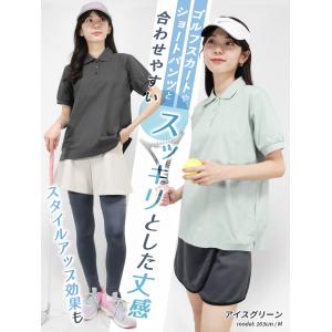 スポーツウェア レディース 夏 半袖 ポロシャ...の詳細画像4