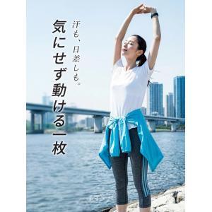 スポーツウェア レディース 半袖 トップス 冷...の詳細画像2