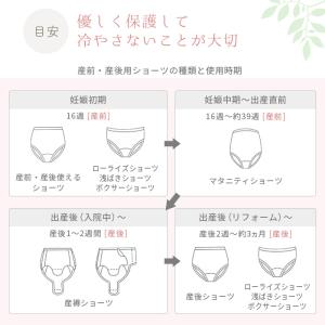 マタニティショーツ 犬印 らくちんショーツ ボ...の詳細画像3