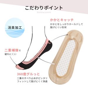 カバーソックス パンプスイン フットカバー 足...の詳細画像2