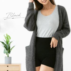 腹巻きパンツ シルク混 1分丈 腹巻付き イン...の詳細画像3