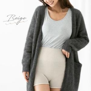 腹巻きパンツ シルク混 1分丈 腹巻付き イン...の詳細画像5