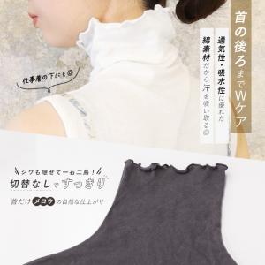 ハイネック レディース 綿 薄手 インナー ノ...の詳細画像3