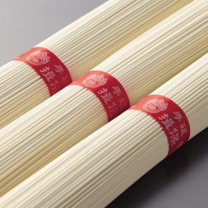 お中元 揖保乃糸 そうめん 上級品 赤帯 送料...の詳細画像1