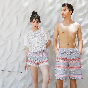 4点セット ビキニ オールインワン 水着 半袖...の詳細画像5