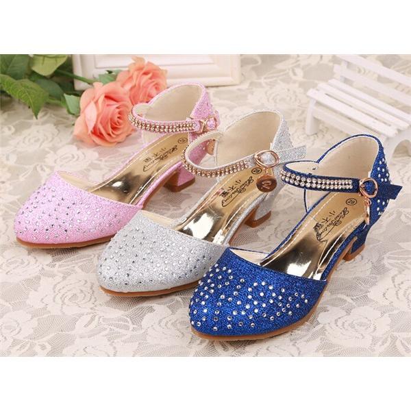 プリンセス フォーマル靴 女の子 子供フォーマルシューズ キッズフォーマルシューズ 低価格