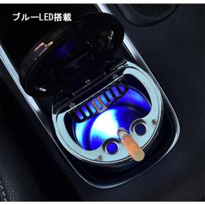 灰皿 車用 蓋付き車載用灰皿 方位磁石付き 車...の詳細画像2