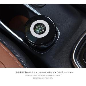 灰皿 車用 蓋付き車載用灰皿 方位磁石付き 車...の詳細画像5
