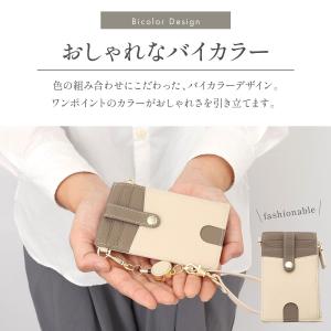 フラグメントケース パスケース リール付き レ...の詳細画像1