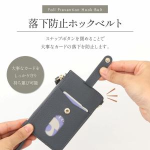 フラグメントケース パスケース リール付き レ...の詳細画像3