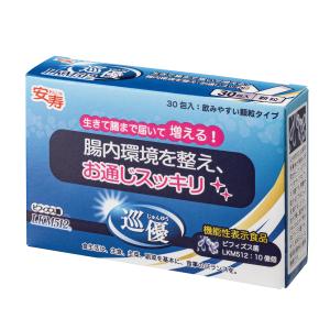 （10個セット）安寿 巡優 LKM512／1g×30包（アロン化成）ビフィズス菌サポート食品  534-512｜icare-shop