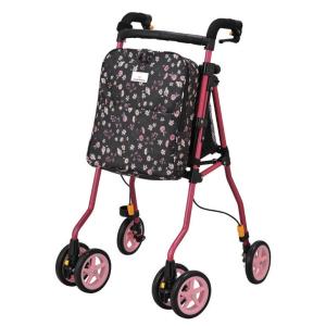 テイコブリトルハイⅡ チェックブラック　歩行車 テイコブ リトルハイ2 チェックブラック ｜ シルバーカー・歩行器,歩行