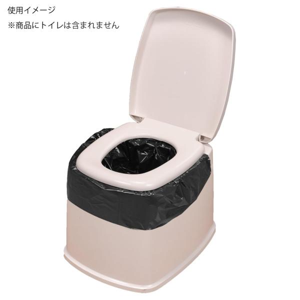 （ケース販売）ポータブルトイレ用袋／凝固剤＋袋10回分×40セット（サンコー）断水時洋式トイレ利用可...