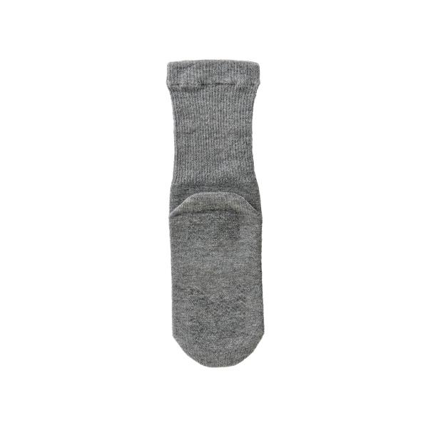 （3足組）極上しめつけません綿混ソックス（すべり止め付き）婦人用 20-24cm／グレー（神戸生絲）...