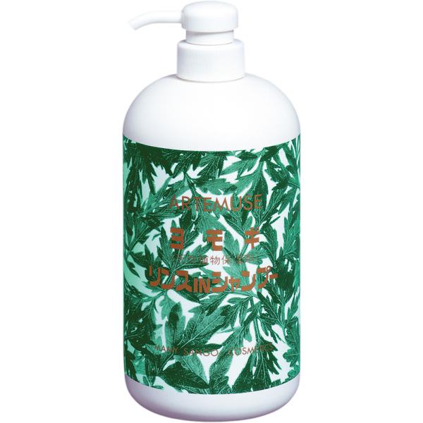 よもぎリンスinシャンプー／本体1000ml（三興物産）アミノ酸配合・微香性・無着色