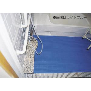 ほっとあんしんマットII／ライトブルー（シンコールアイル）洗い場脱衣場用衝撃緩衝マット