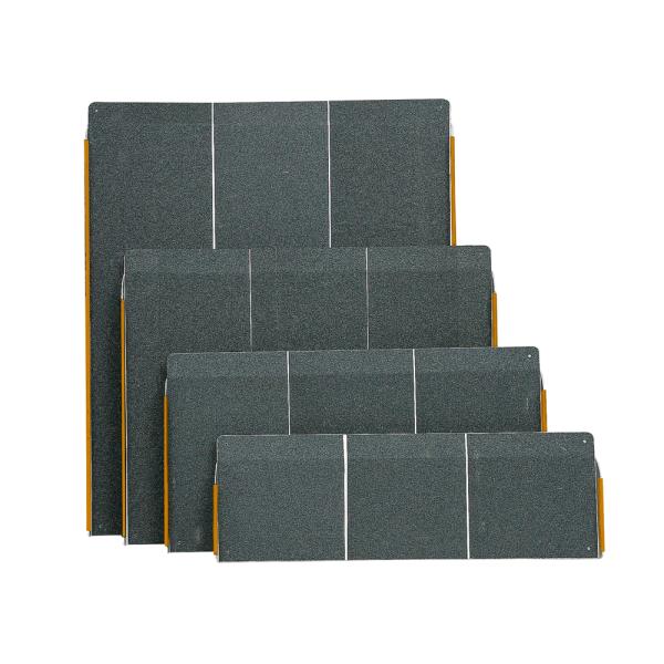 ポータブルスロープエッジ付き アルミ1枚板タイプ 全長90cm／PEK090（イーストアイ）使用可能...