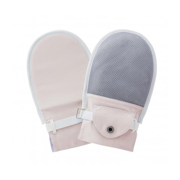 フドーてぶくろ No.5（2枚入）Lサイズ／ピンク（竹虎）105838 甲側メッシュ・交換可能なベル...