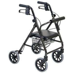 竹虎 レッツゴーミニ 室内専用歩行車／ウォールナット（竹虎）117504