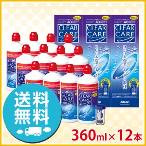 アルコン エーオーセプト クリアケア 360ml×12本 洗浄液 ソフト用 送料無料 AOセプト クリアケア｜アイケアプラス Yahoo!店