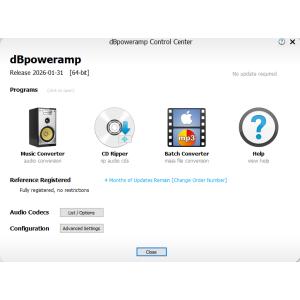 dBpoweramp 2026 ファミリーパック 5PC Windows &amp; macOS CDリッピ...